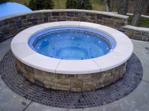 2009 Aquatech fibreglass pool hot tub