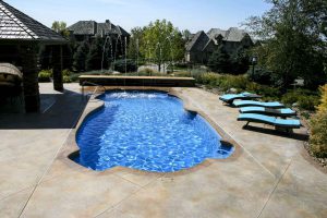 2010 Aquatech fiberglass pool