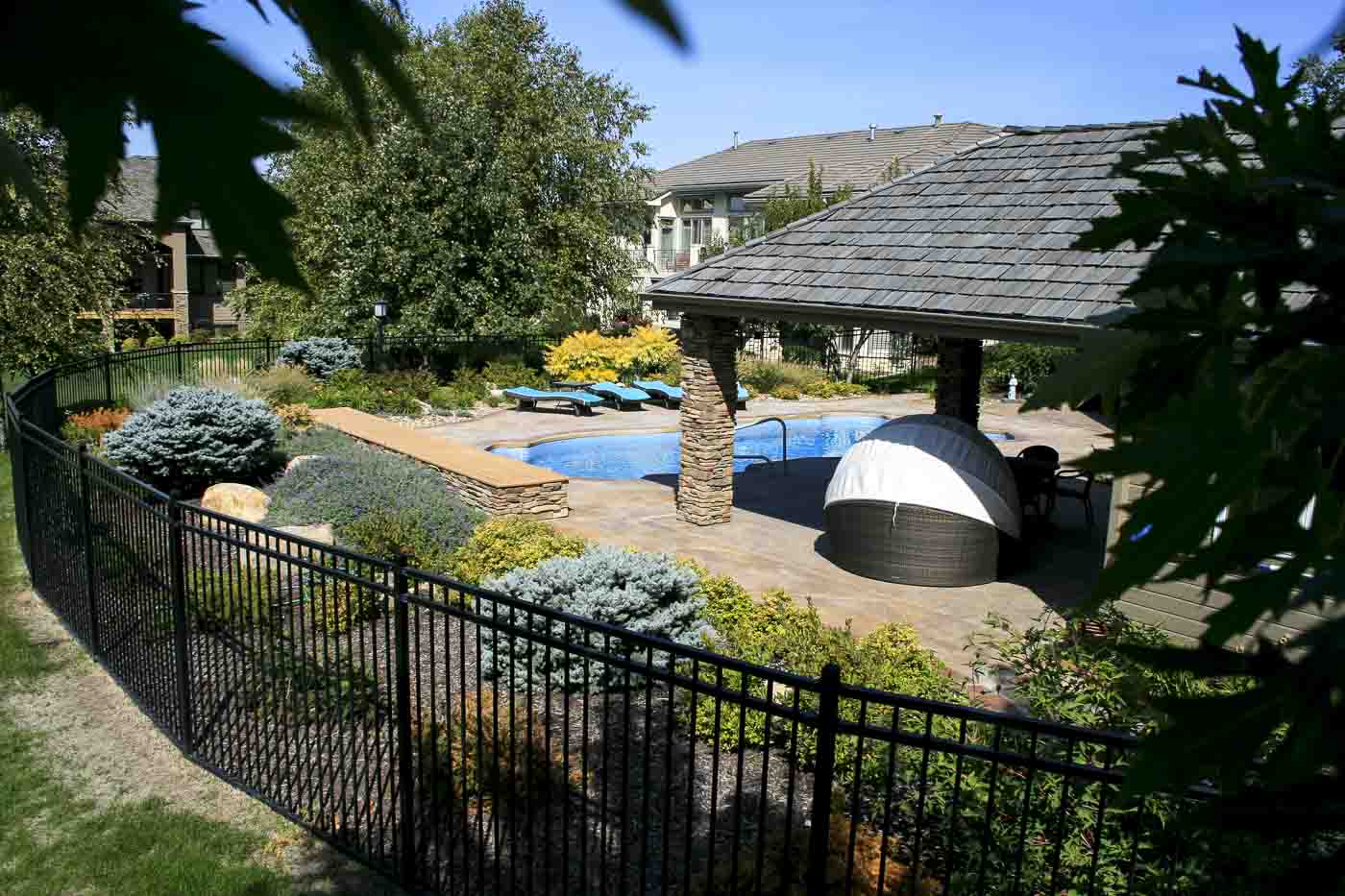 2010 Aquatech fiberglass pool