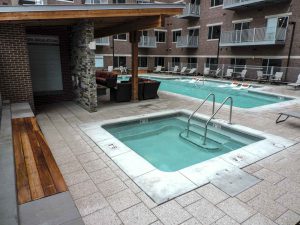 h20 commercial pool side pool
